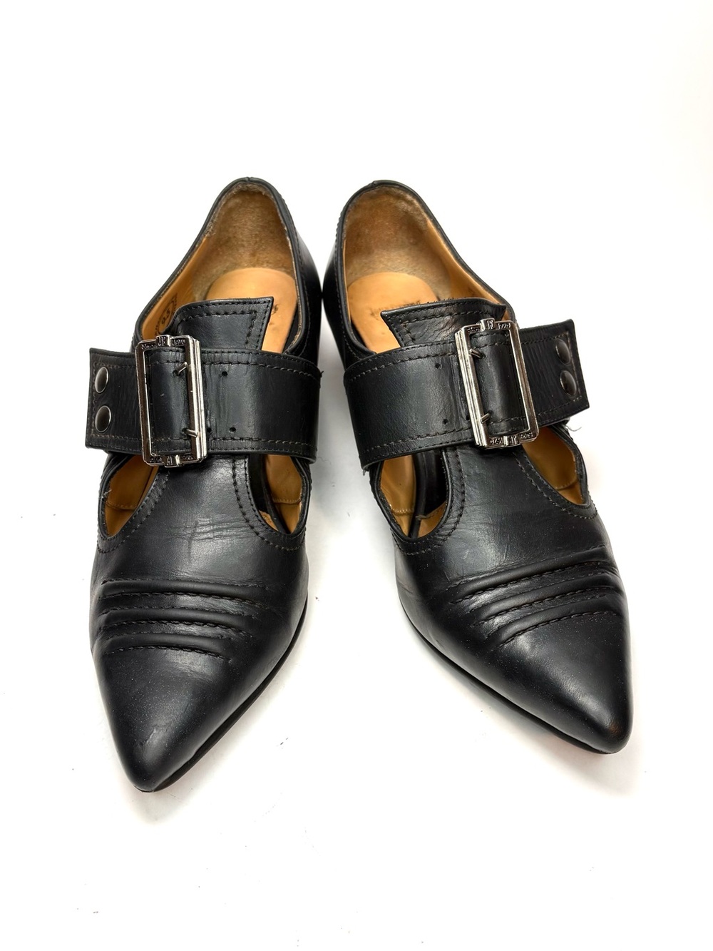 John Fluevog Black Leather Buckled Truth Pilgrim | 9.5 - Picture 12 of 12